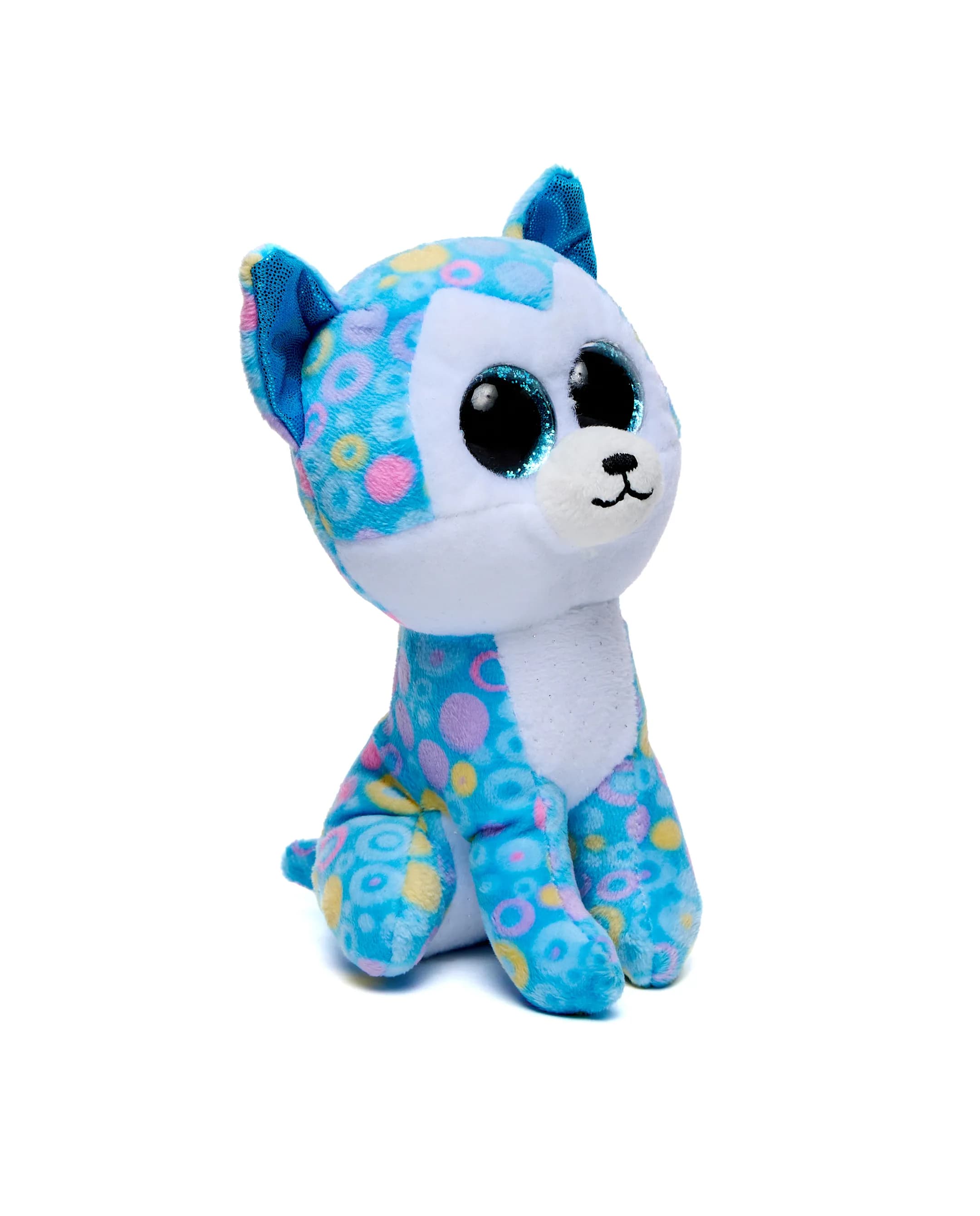 Babies & more Fluffmals Soft Plush Animals - Cute Dog 15Cm Beanie - Multicolor