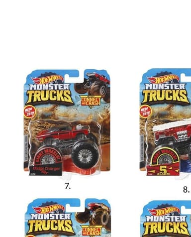 Hot Wheels Monster Trucks 1:64 Scale Die-Cast Assorted With Giant Wheels - Multicolor thumbnail 4