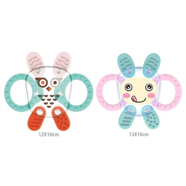 Haunger Teether Rattle Toys - Butterfly - Multicolor thumbnail 4