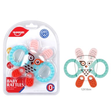 Haunger Teether Rattle Toys - Butterfly - Multicolor thumbnail 5