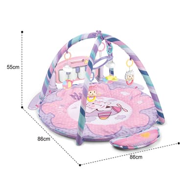 Haunger Pink Piano Fitness Mat - Multicolor thumbnail 3