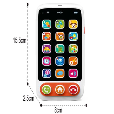 Haunger Baby Musical Phone With Music - Multicolor thumbnail 3