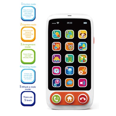 Haunger Baby Musical Phone With Music - Multicolor thumbnail 4