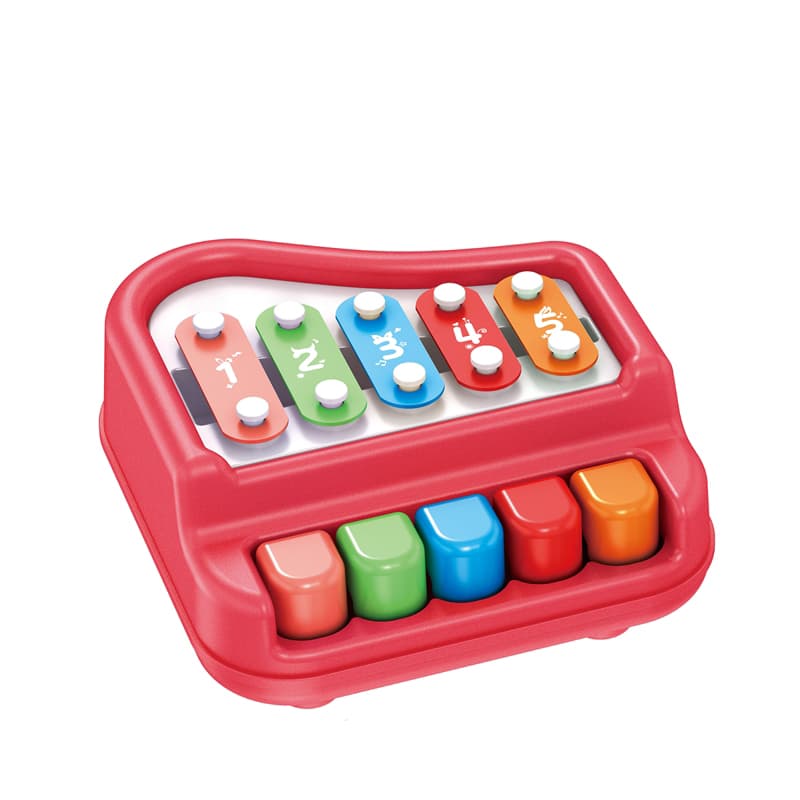 Haunger Baby Piano With 5 Keys - Multicolor thumbnail 2