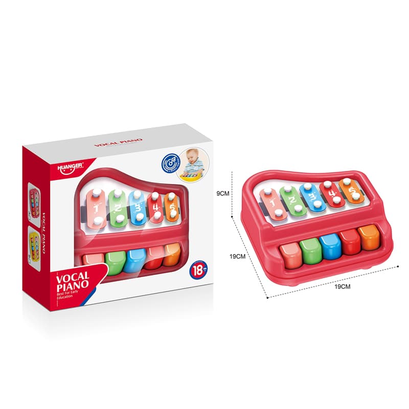 Haunger Baby Piano With 5 Keys - Multicolor thumbnail 6