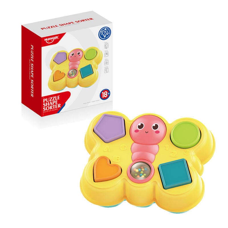 Haunger Butterfly Shape Sorter Puzzle - Multicolor