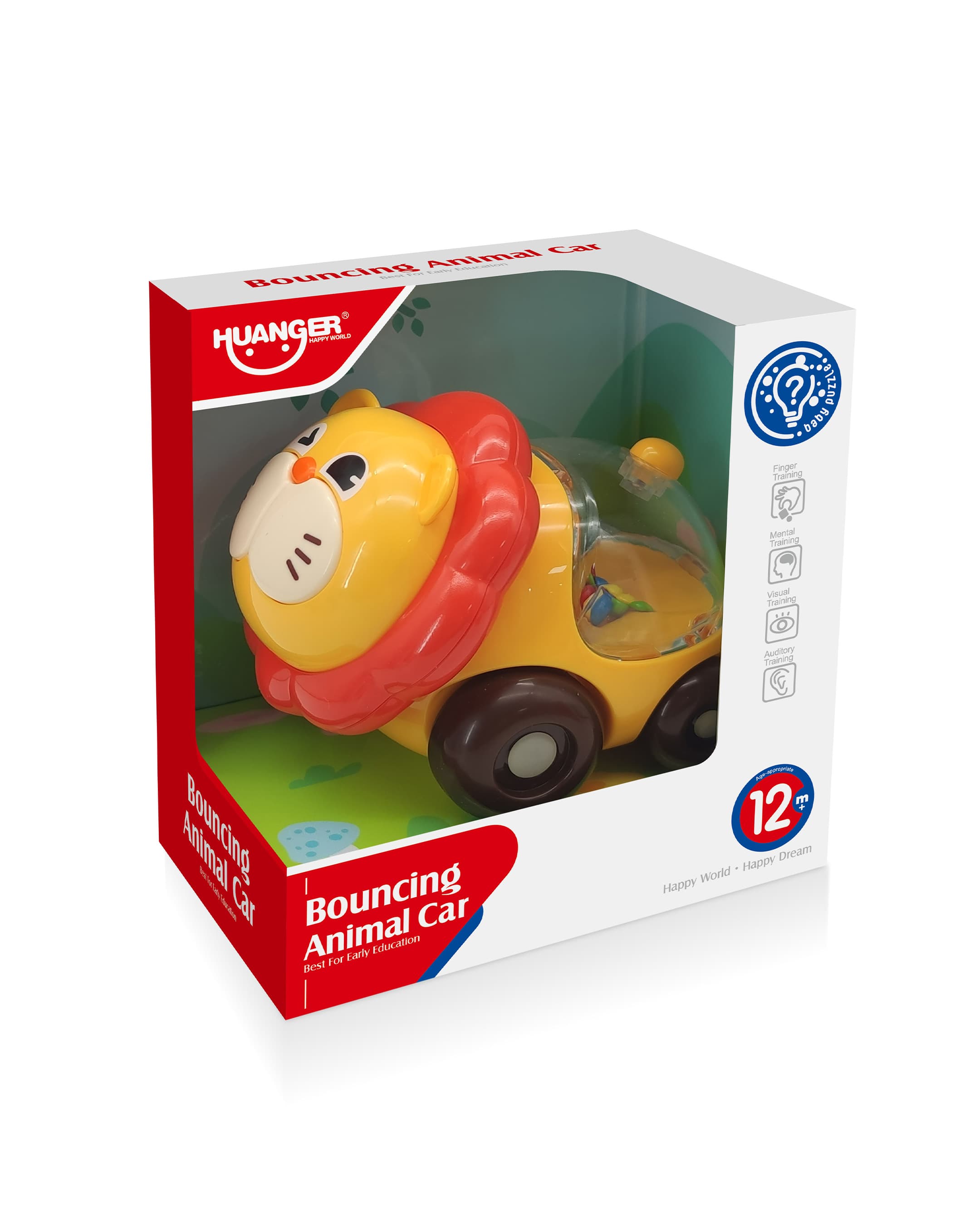 Haunger Baby Sliding Car Lion - Multicolor