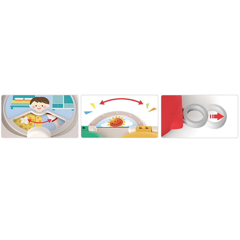 Haunger Puzzle Mini Busy Board - Multicolor