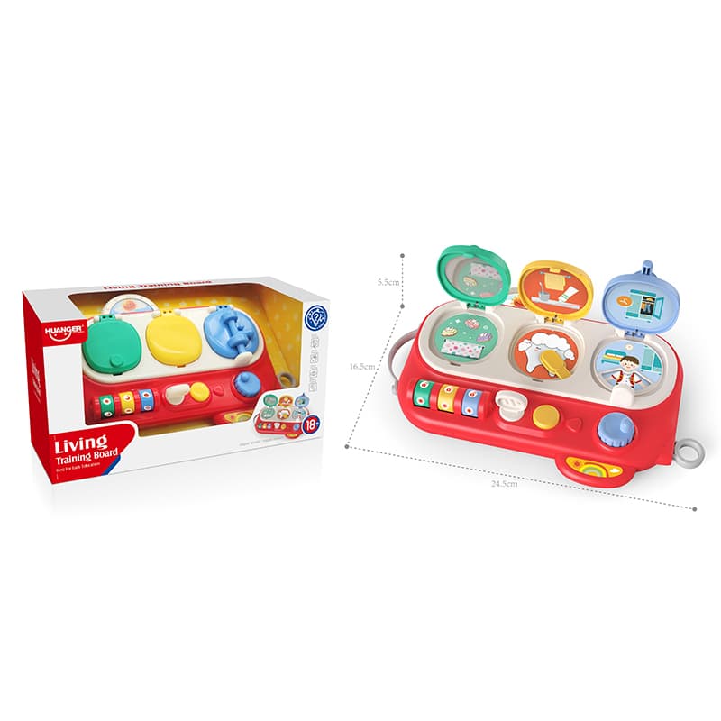 Haunger Puzzle Mini Busy Board - Multicolor