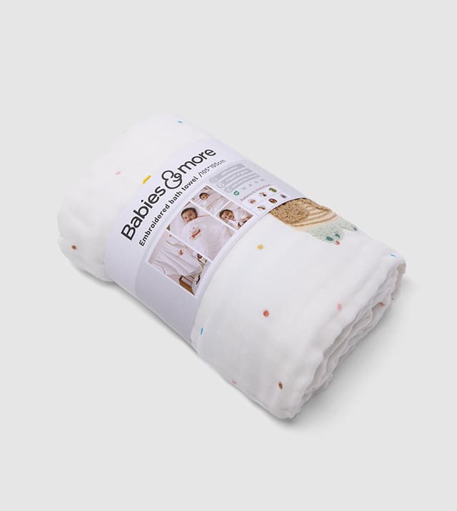 Six-Layer Embroidered Bath Towel thumbnail 1