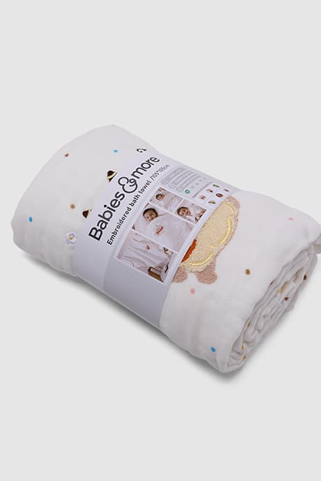 Six-Layer Embroidered Bath Towel view 1