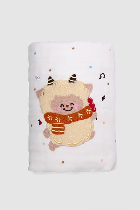 Six-Layer Embroidered Bath Towel thumbnail 2