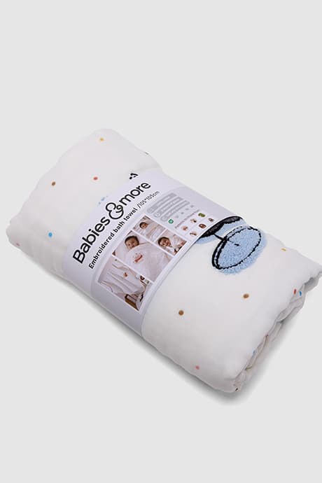 Six-Layer Embroidered Bath Towel