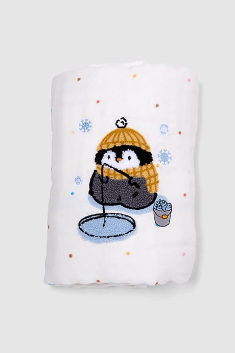 Six-Layer Embroidered Bath Towel thumbnail 2