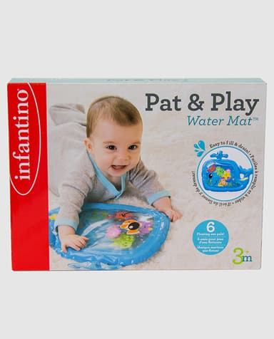 Bino Sensory Pat & Play Water Mat Whale Toy - Multicolor thumbnail 1