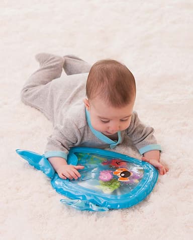 Bino Sensory Pat & Play Water Mat Whale Toy - Multicolor thumbnail 2