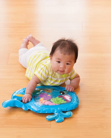 Bino Sensory Pat & Play Water Mat Whale Toy - Multicolor thumbnail 3