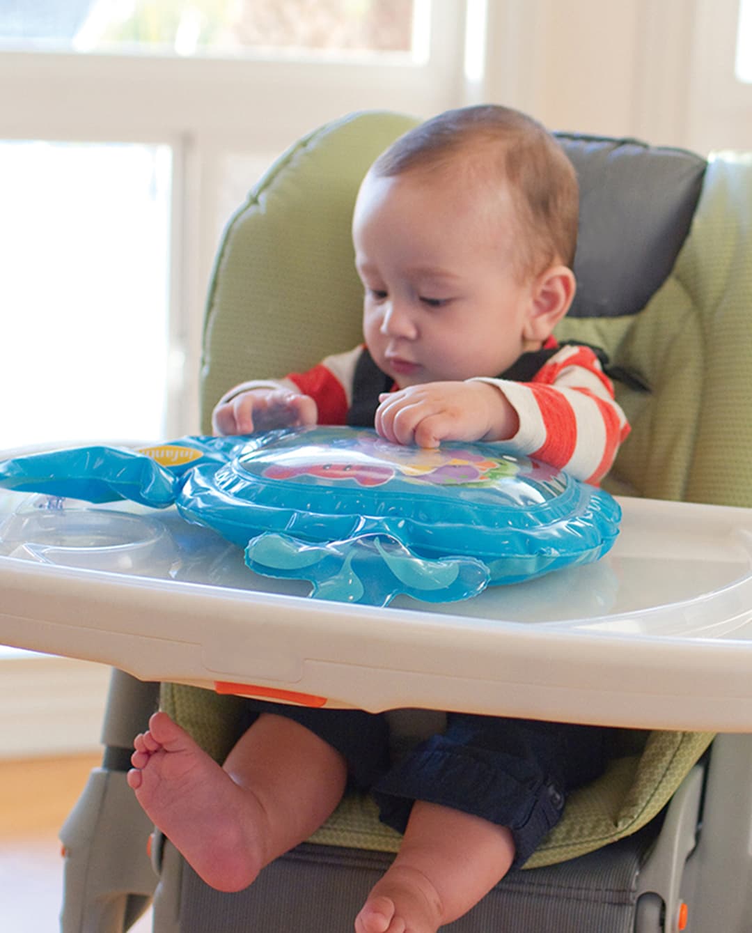 Bino Sensory Pat & Play Water Mat Whale Toy - Multicolor