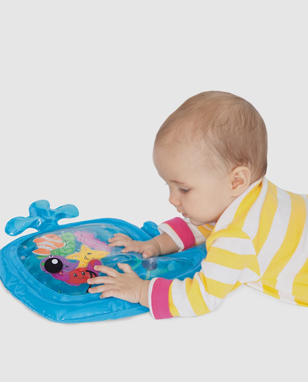 Bino Sensory Pat & Play Water Mat Whale Toy - Multicolor
