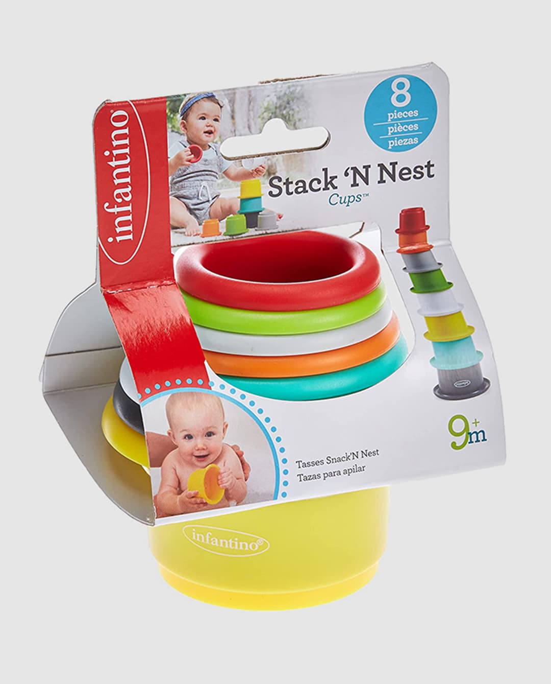 Bino Stack'N Nest Cups - Multicolor