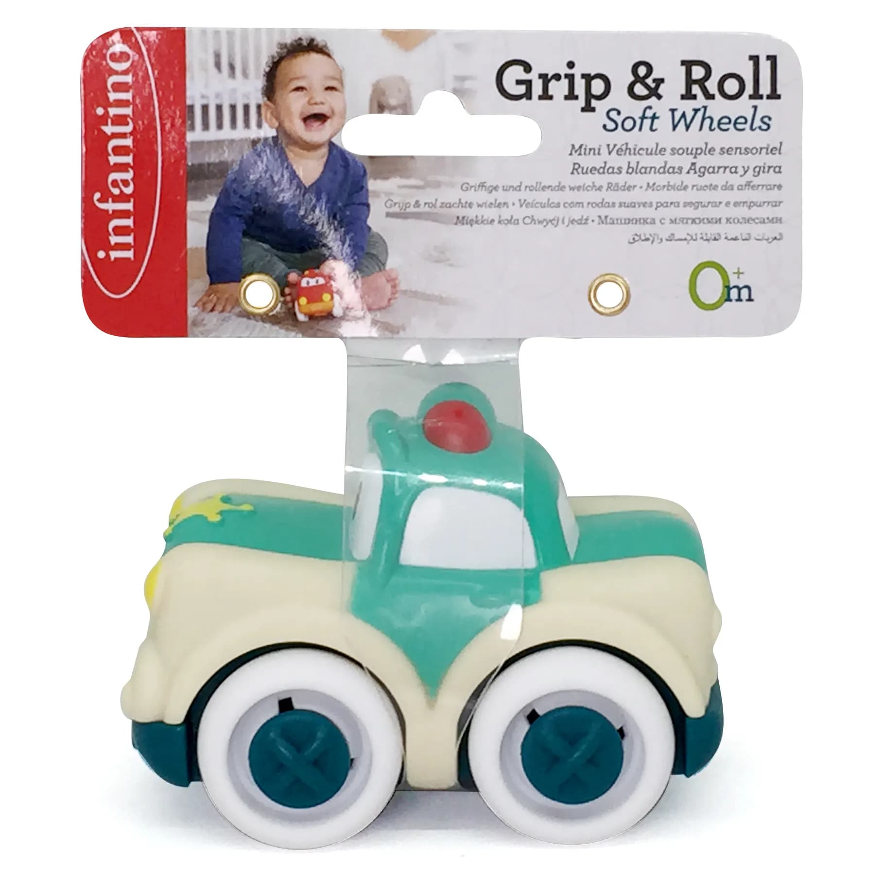 Infantino Grap & Roll Soft Wheels - Police Car