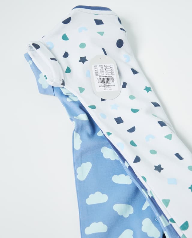 3 Pack Printed Short Sleeves Rompers thumbnail 2