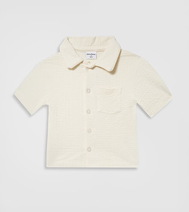 Babies and More Short Set Short Sleeves - Cream thumbnail 2