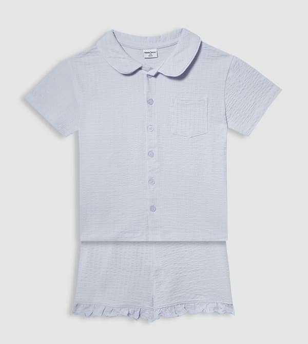 Babies and More Short Set Short Sleeves - Blue