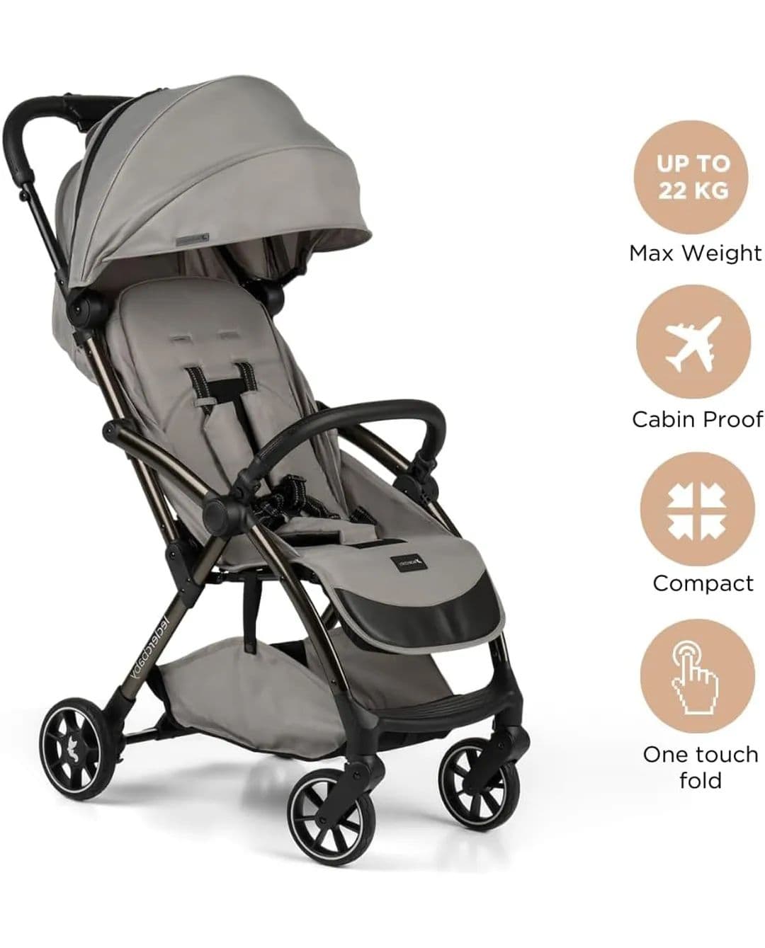 Leclercbaby INF AIR stroller Violet Grey / Strollers