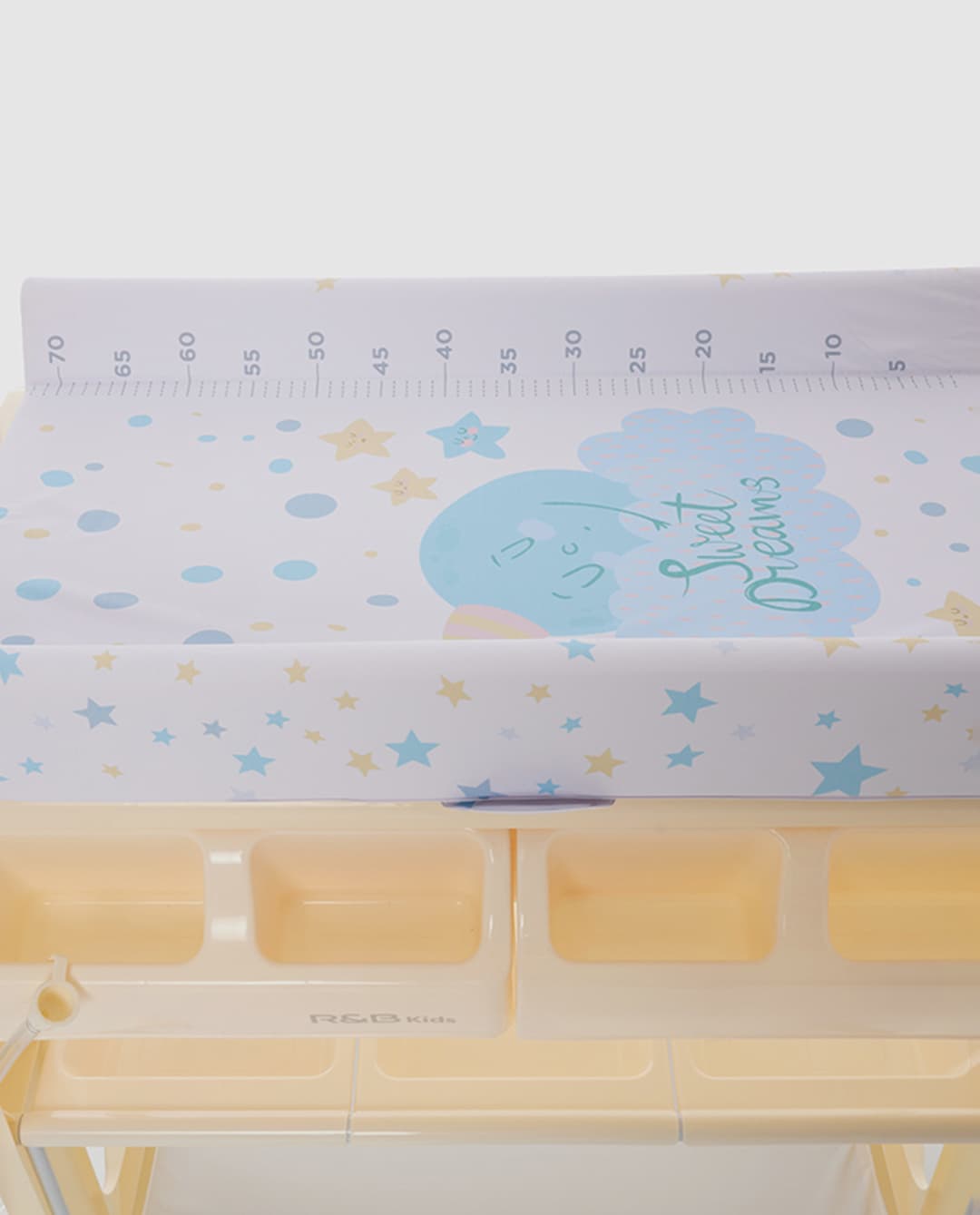 Babies & more R&B Kids Abby Deluxe Baby Bath With Changer Centre - Multicolor
