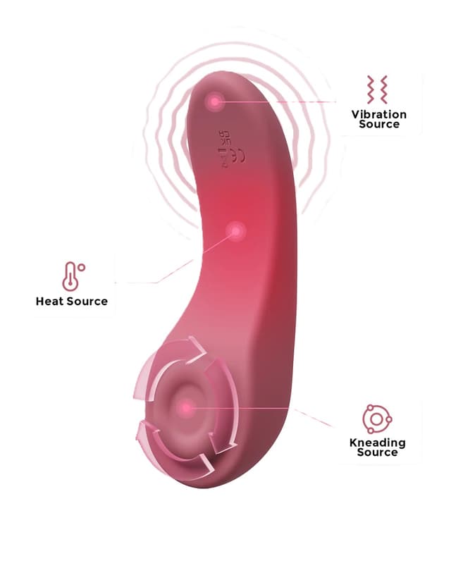 Momcozy - 3-In-1 Kneading Lactation Massager - Purple thumbnail 4