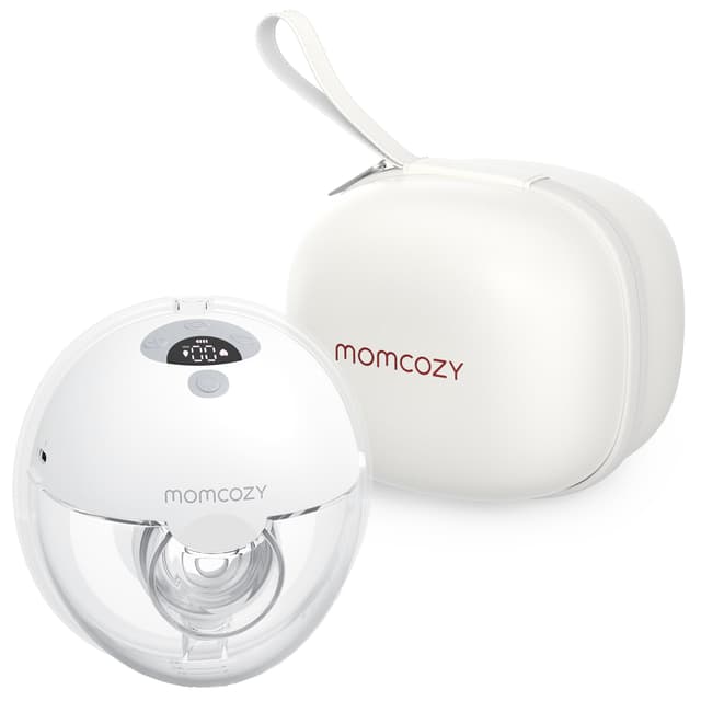 Momcozy M5 Hands Free Breast Pump, Single, Grey thumbnail 2