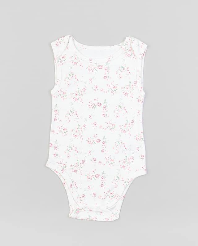 Babies and More Bodysuit Sleeveless 5 Pack - Pink thumbnail 3
