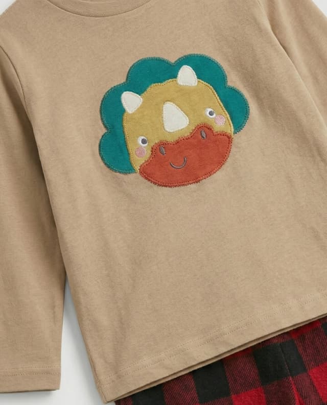 Printed Long Sleeves Pyjama Set thumbnail 4