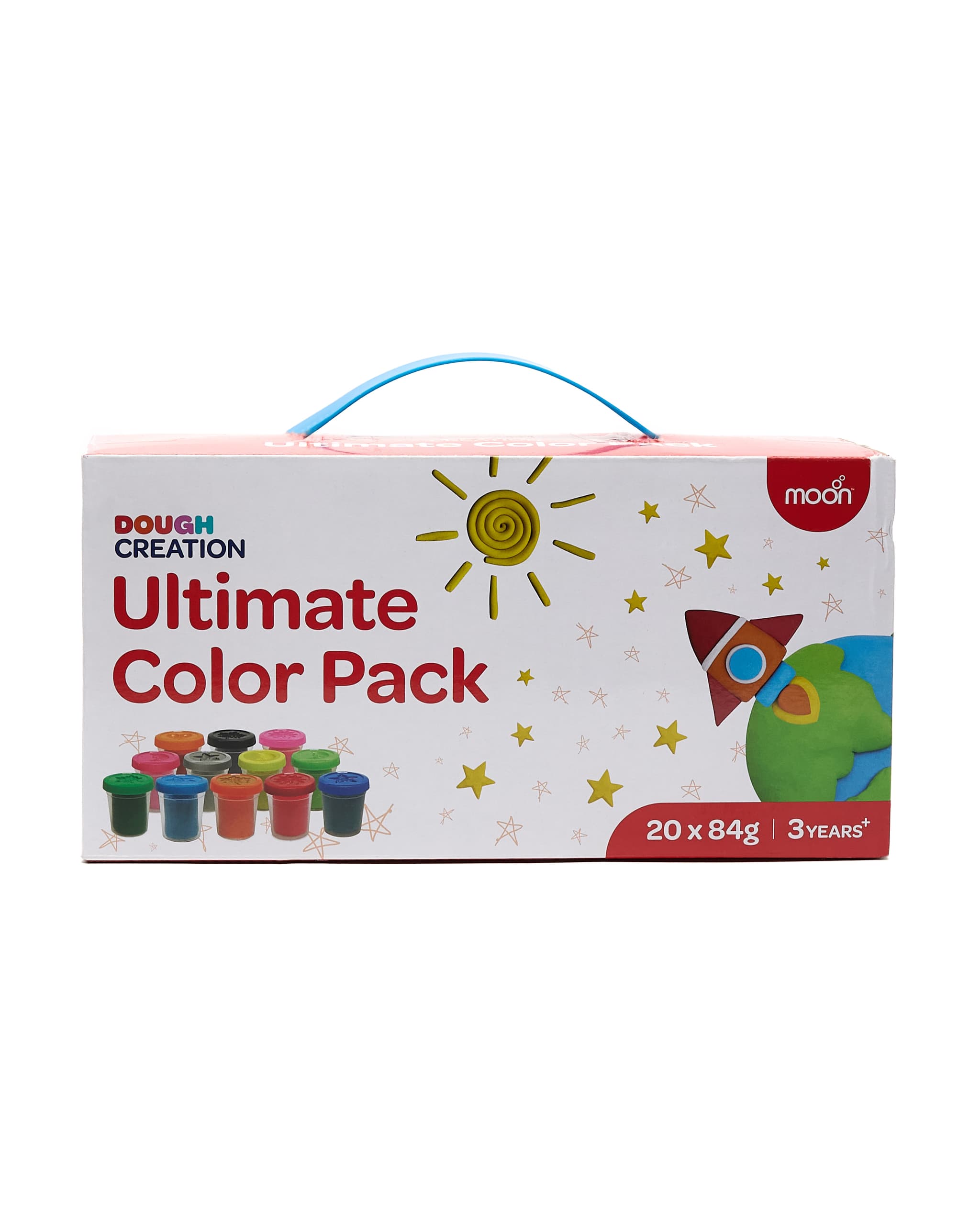 Moon Kid'S Dough Ultimate Colour Pack. 20 X 84Kg Dough Pot - Multicolor