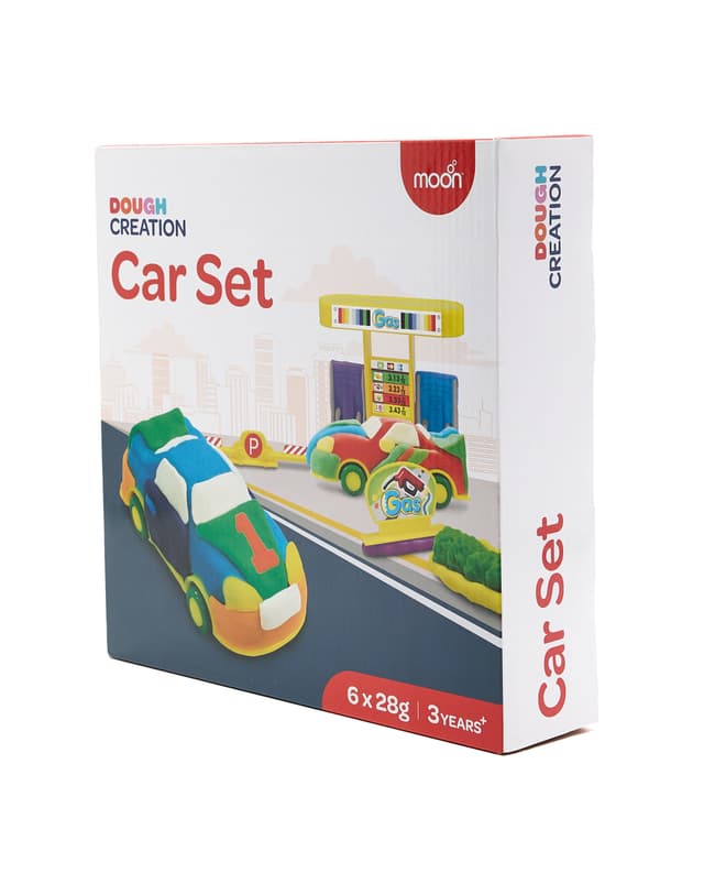 Moon Kid'S Dough Car Set. 6 X 1Oz Dough Bag - Multicolor thumbnail 4