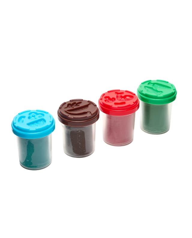 Moon Kid'S Dough Pizza Treats. 4 X 56G/2Oz Dough Pot - Multicolor thumbnail 4