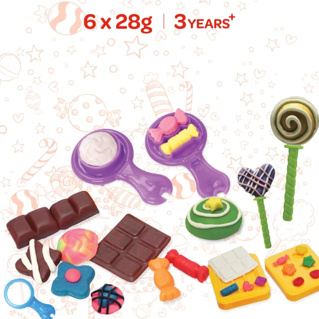 MOON Kid's Dough Candies Set. 6 x 1oz dough bag.  thumbnail 3
