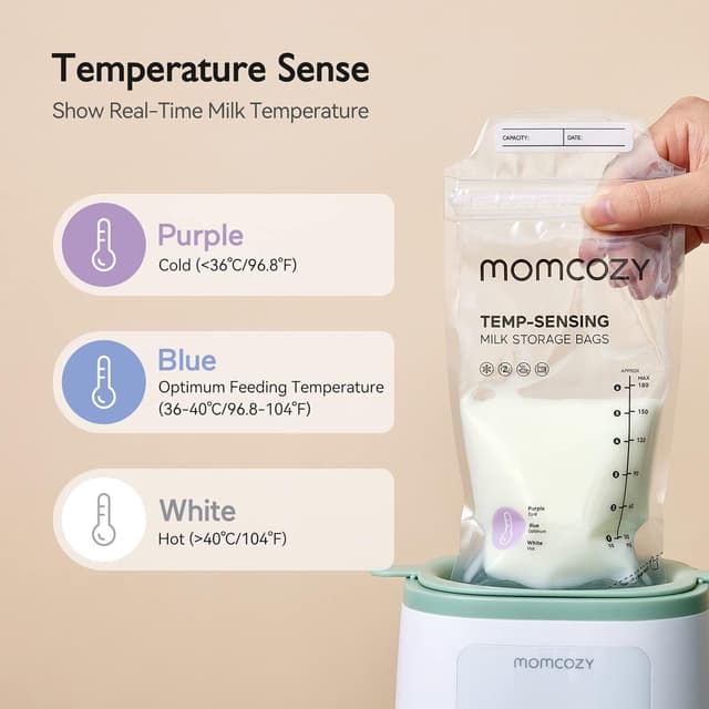 Momcozy Milk Storage Bags - Pack of 50 thumbnail 2