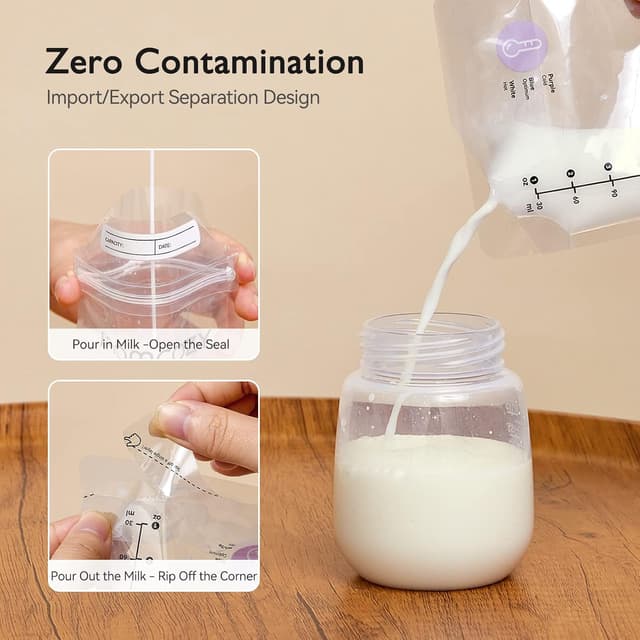 Momcozy Milk Storage Bags - Pack of 50 thumbnail 4