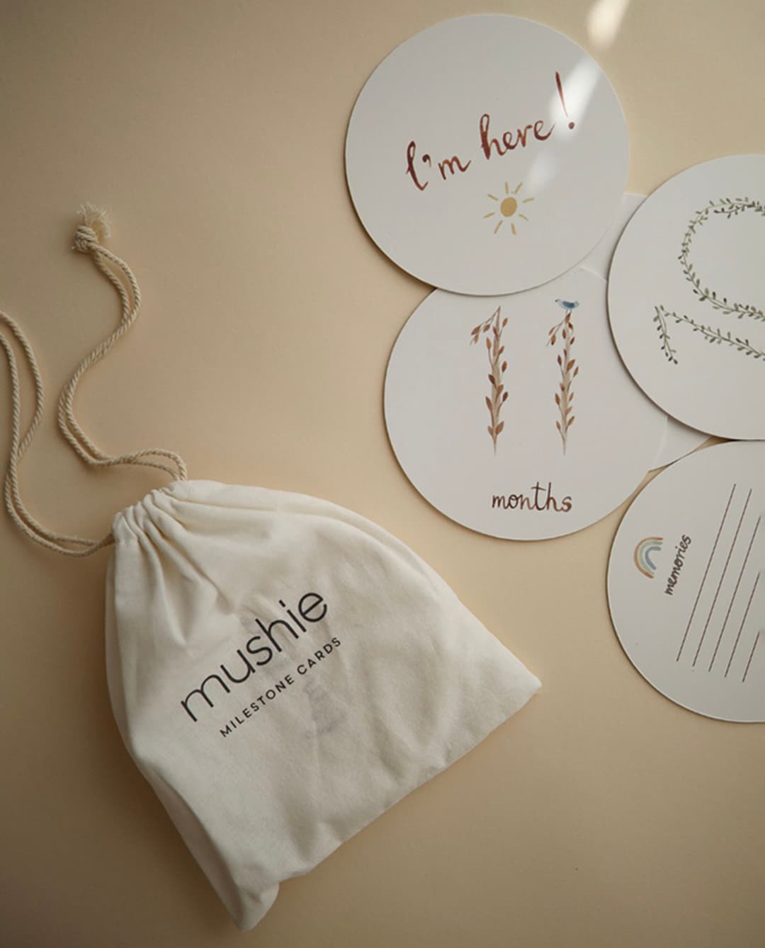Mushie Milestone Cards - Multicolor