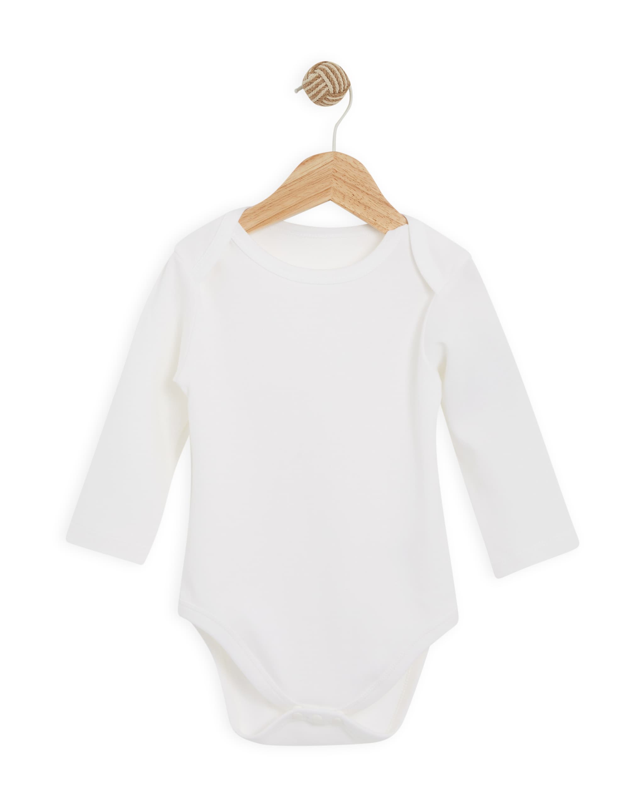 Solid Long Sleeves Onesie
