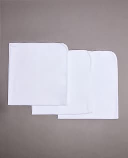 3 Pack Solid Receiving Blankets