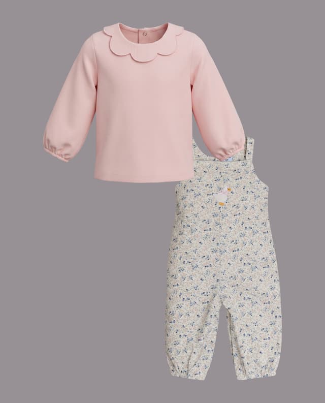 100% Cotton Floral Print Long Sleeves Clothing Sets thumbnail 3