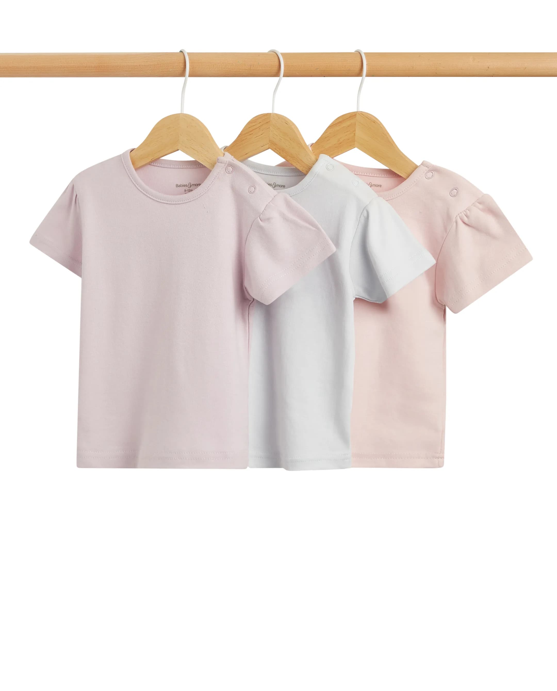 3 Pack Solid Short Sleeves T-Shirts