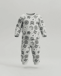 Printed Long Sleeves Epp Pyjama Set