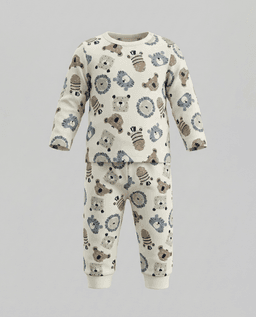 Printed Long Sleeves Epp Pyjama Set