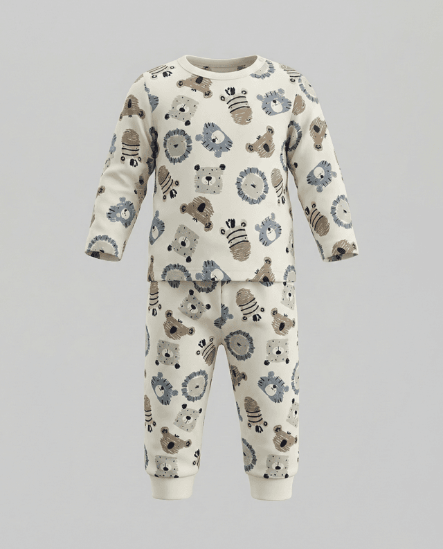 Printed Long Sleeves Epp Pyjama Set thumbnail 2