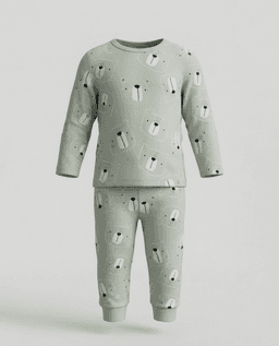 Printed Long Sleeves Epp Pyjama Set