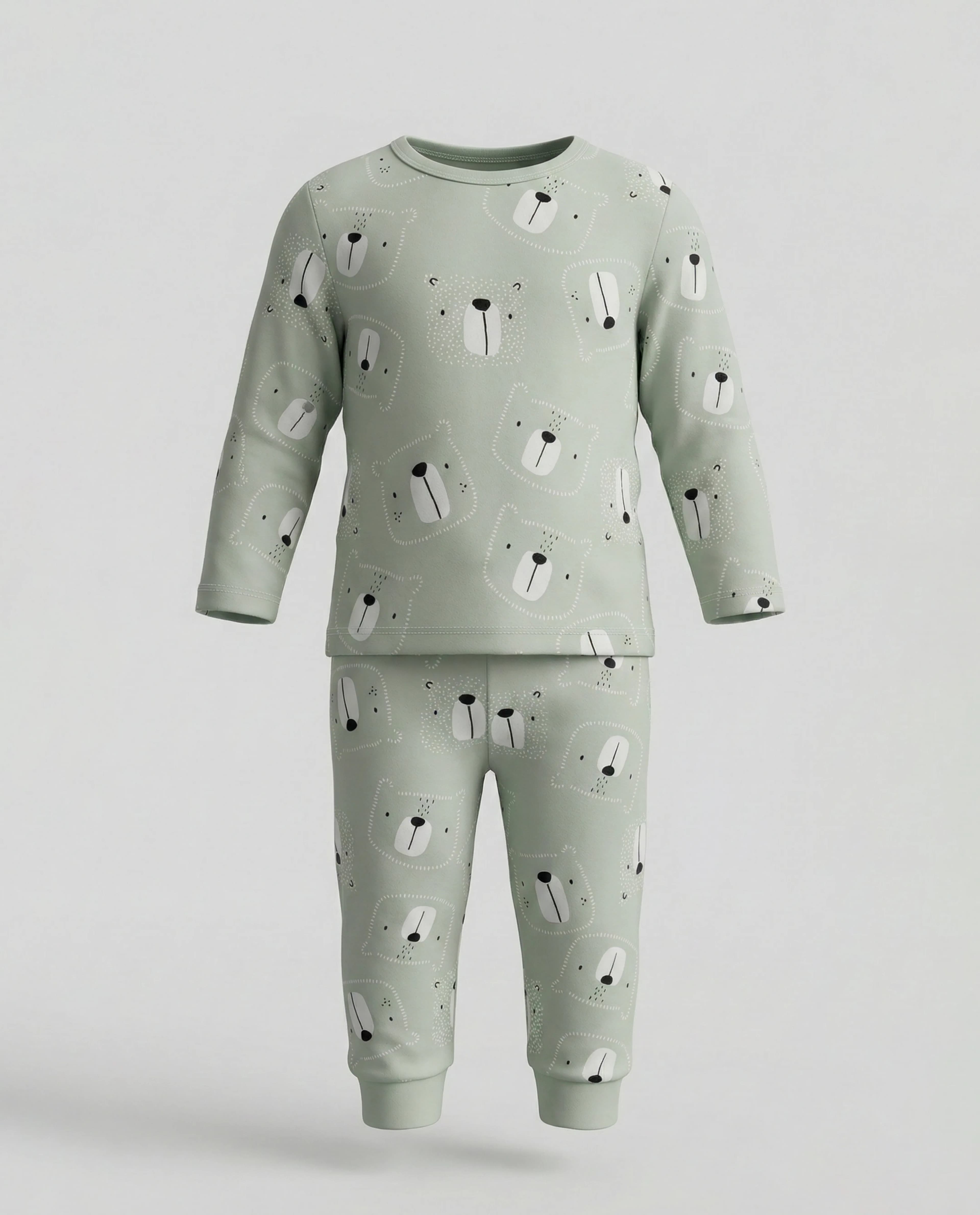 Printed Long Sleeves Epp Pyjama Set